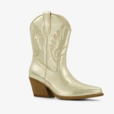 Blue Box dames western laarzen goudkleurig