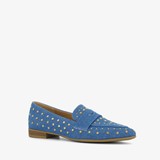 Blue Box dames loafers denim met studs