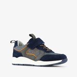TwoDay leren jongens sneakers blauw oranje