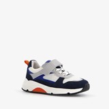 TwoDay leren jongens sneakers wit/blauw
