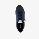 Dames sneakers met rits blauw