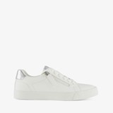 Dames sneakers met rits wit