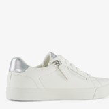 Dames sneakers met rits wit