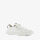 Dames sneakers met rits wit