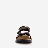 Leren heren sandalen bruin