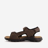 Leren heren sandalen bruin