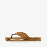 Heren teenslippers cognac