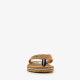 Heren teenslippers cognac