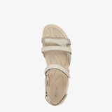ECCO Cruise II leren dames sandalen beige