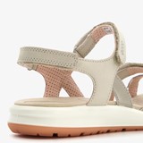 ECCO Cruise II leren dames sandalen beige