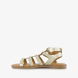 Dames sandalen goud met studs