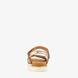 Leren dames sandalen roze