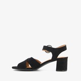 Dames sandalen met hak zwart