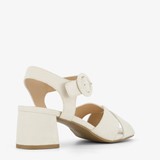 Dames sandalen met hak beige