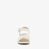 Dames sandalen met hak beige
