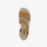 Dames sandalen cognac