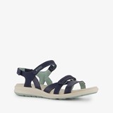 ECCO Cruise II leren dames sandalen blauw