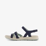 ECCO Cruise II leren dames sandalen blauw
