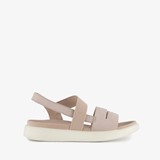 ECCO Yuma leren dames sandalen roze