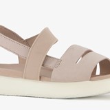 ECCO Yuma leren dames sandalen roze