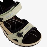 ECCO Offroad leren dames wandelsandalen beige