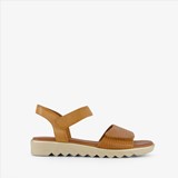 Dames sandalen cognac
