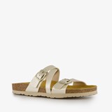 Dames bio slippers goud