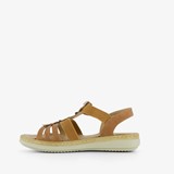 Dames sandalen cognac