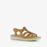 Dames sandalen cognac