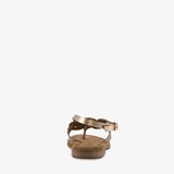 Leren dames sandalen goud