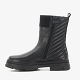 Leren meisjes Chelsea boots zwart
