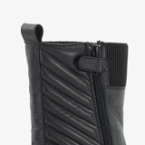 Leren meisjes Chelsea boots zwart