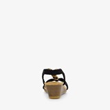 Dames sandalen met lage sleehak