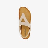 Gevlochten dames sandalen goud