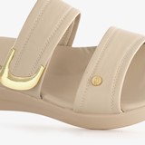 Dames slippers beige