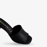 Dames muiltjes met hak zwart