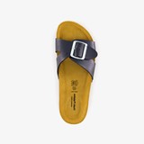 Dames bio slippers antraciet