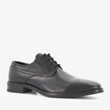 Van Beers leren heren veterschoenen zwart