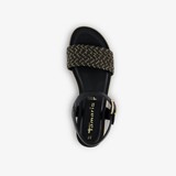 Dames sandalen met gouden details