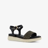 Dames sandalen met gouden details