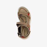 Leren dames sandalen beige