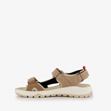 Leren dames sandalen beige