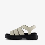 Dames vissers sandalen wit