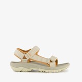 Dames wandelsandalen beige oranje