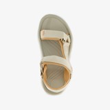 Dames wandelsandalen beige oranje