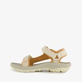 Dames wandelsandalen beige oranje