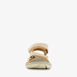Dames wandelsandalen beige oranje