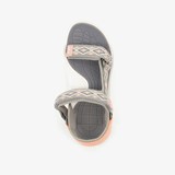 Dames wandelsandalen grijs roze