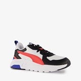 Puma Trinity Lite kinder sneakers wit rood