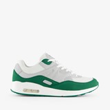 Heren sneakers met airzool groen wit